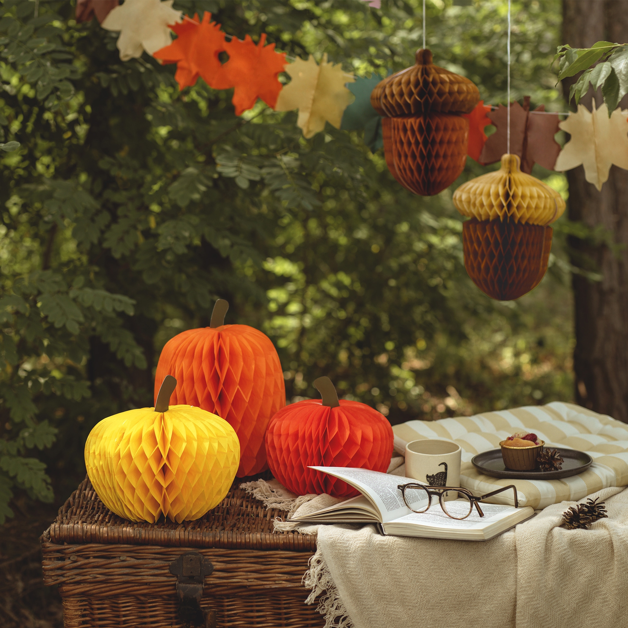 3 Wabenbälle "Kürbis" Lustig