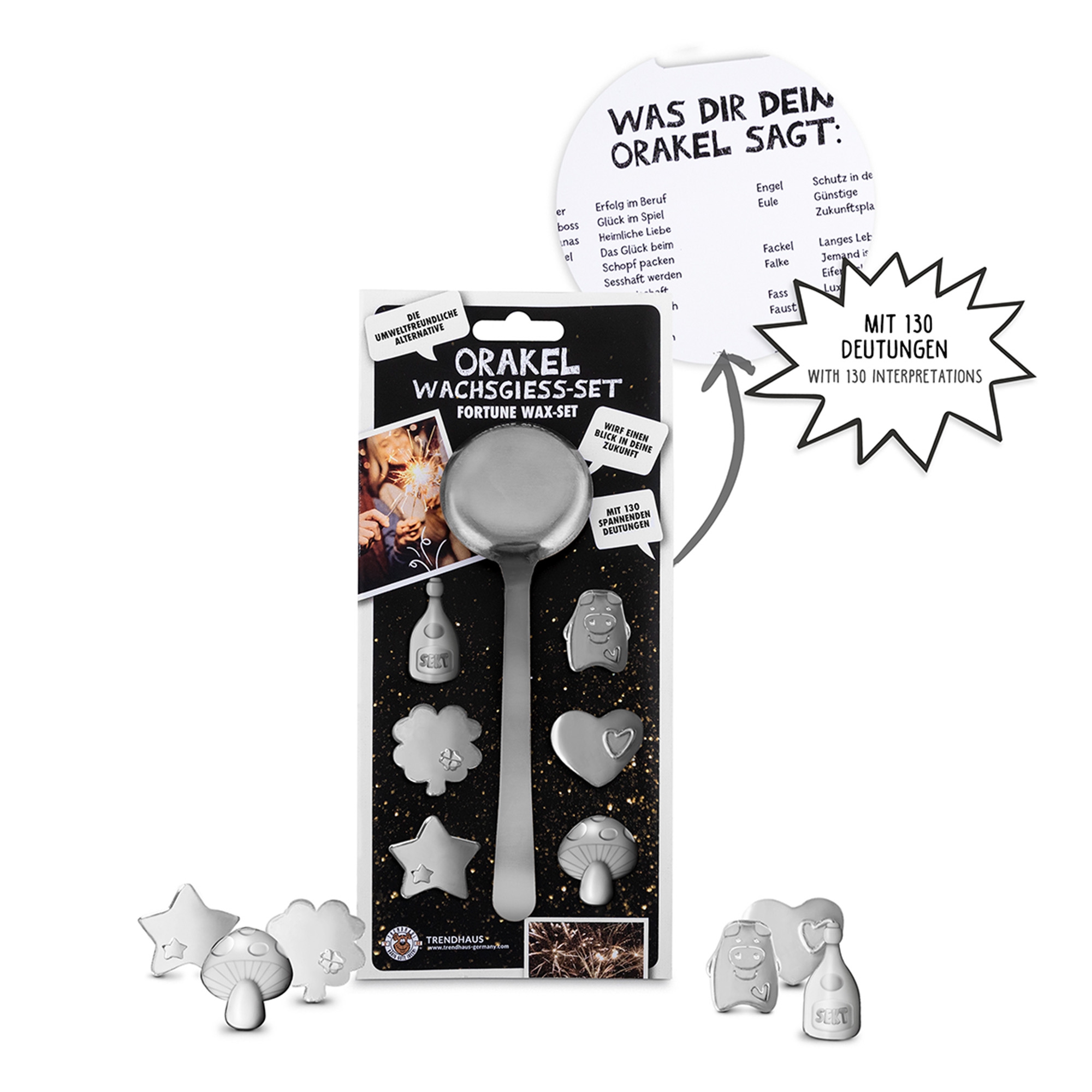 Orakel Wachsgiess-Set, 7 teilig Orakel Wachsgiess-Set, 7 teilig