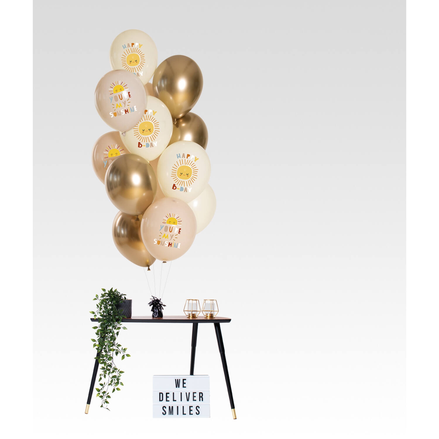 12 Latexballons im Set "Birthday Sonnenschein" Ø 33cm 12 Latexballons im Set "Birthday Sonnenschein" Ø 33cm