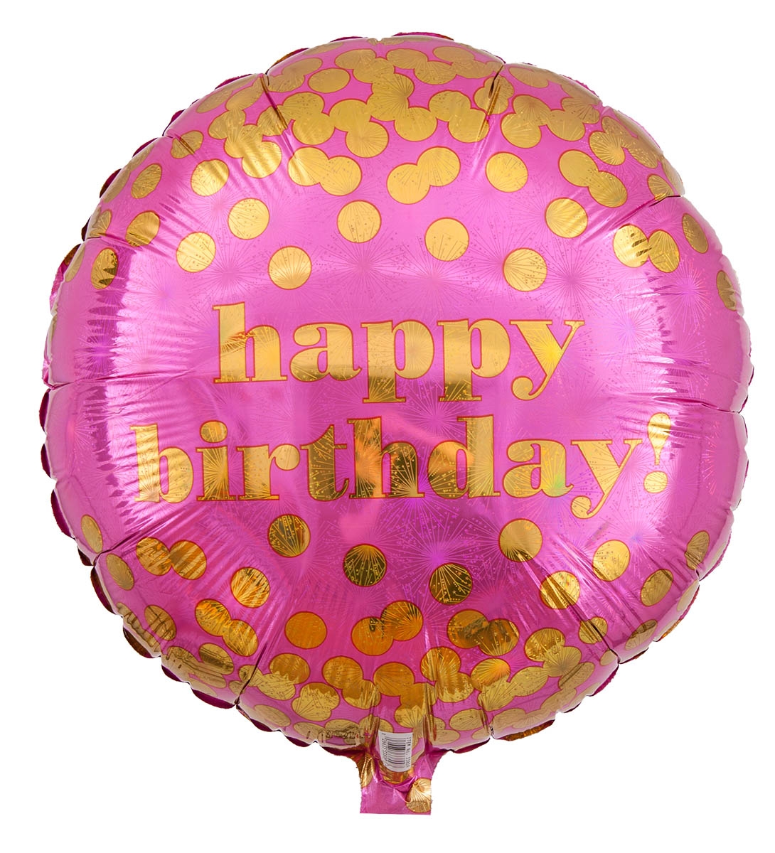 Folienballon Happy Birthday Dotty Holographic 43cm