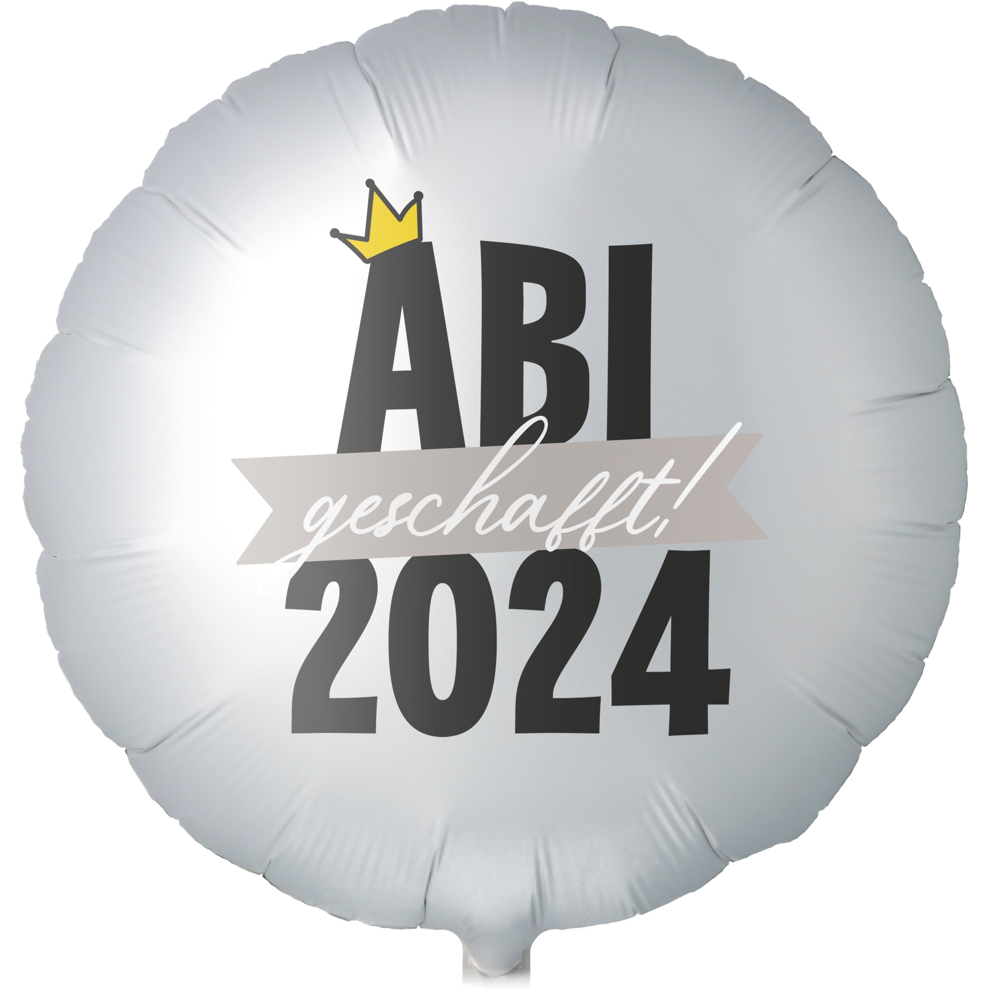 Folienballon Rund "ABI 2024 geschafft" 45cm