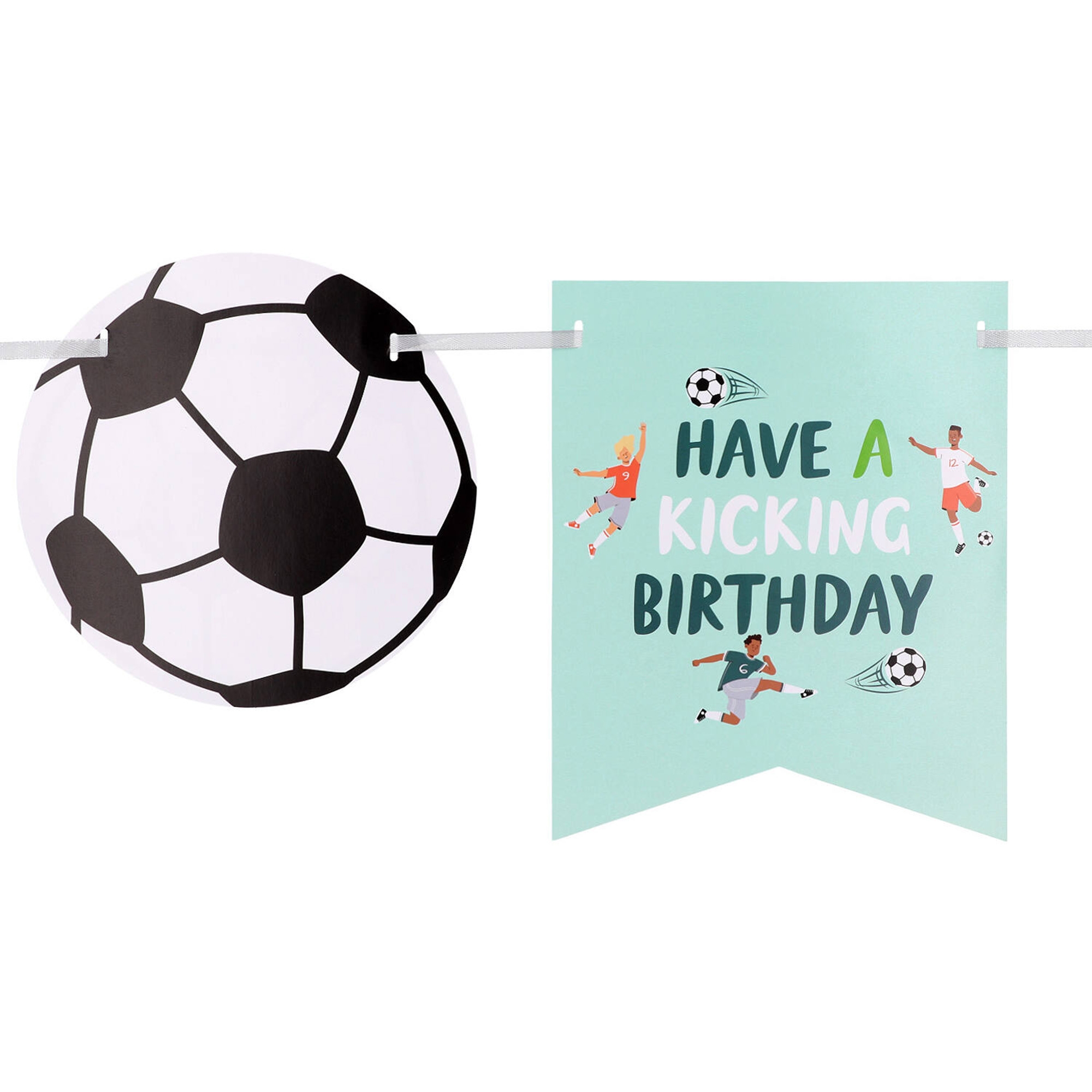 Wimpelgirlande "Fußball" 6 m Wimpelgirlande "Fußball" 6 m