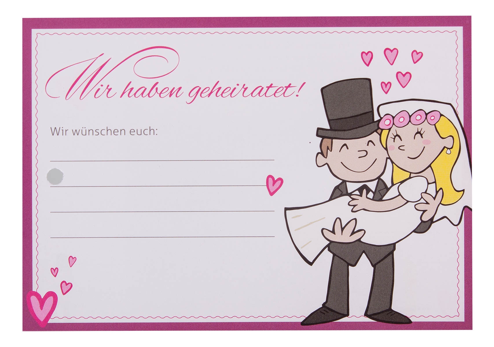 Flugkarte Hochzeit Wir haben geheiratet! Flugkarte Hochzeit Wir haben geheiratet!