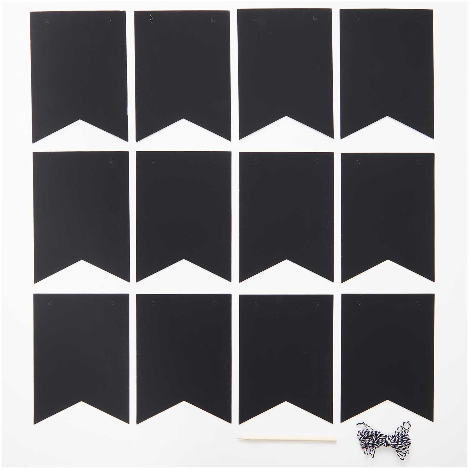 Kratzpapier Girlande Kratzpapier Girlande