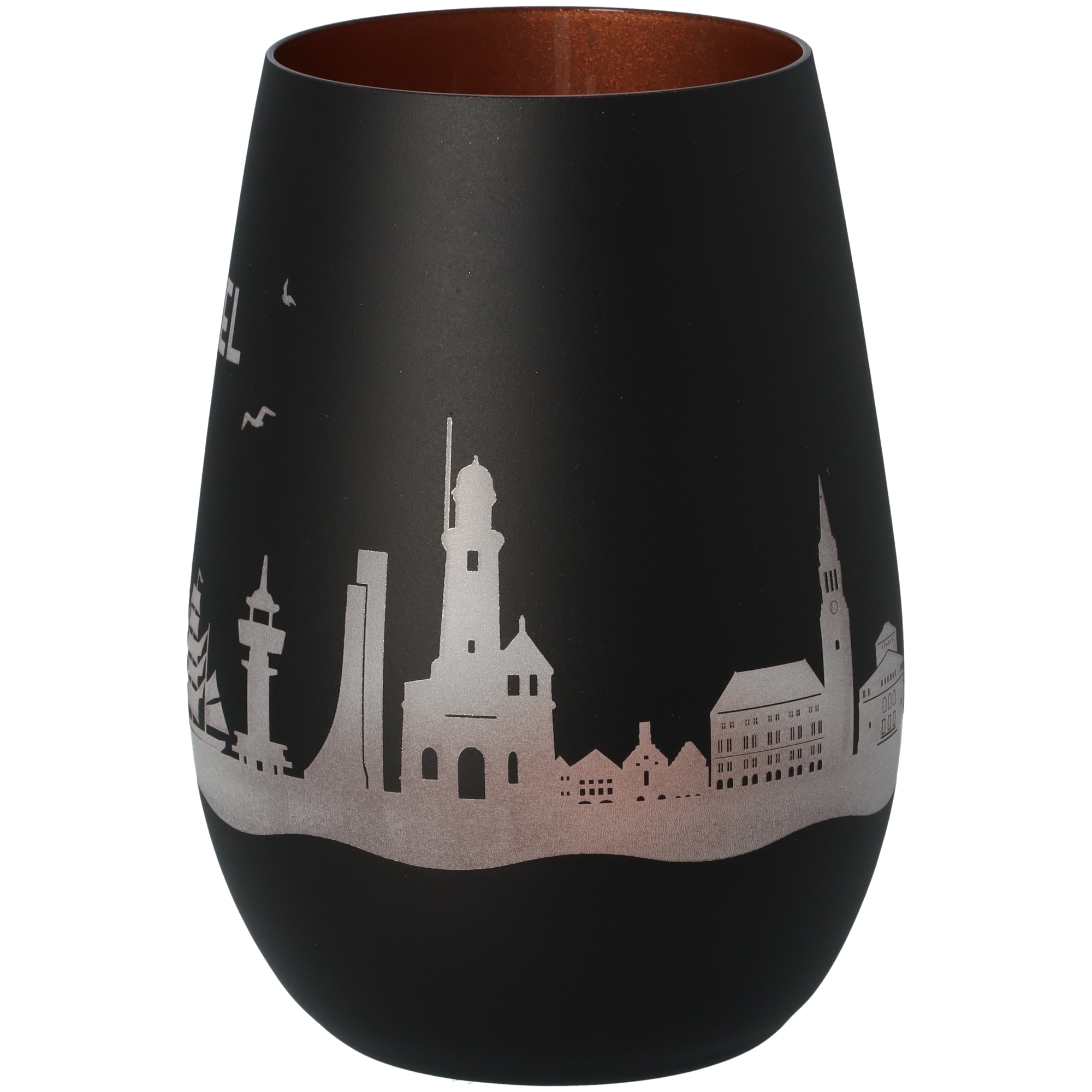 Windlicht Skyline Kiel Schwarz/Bronze Windlicht Skyline Kiel Schwarz/Bronze