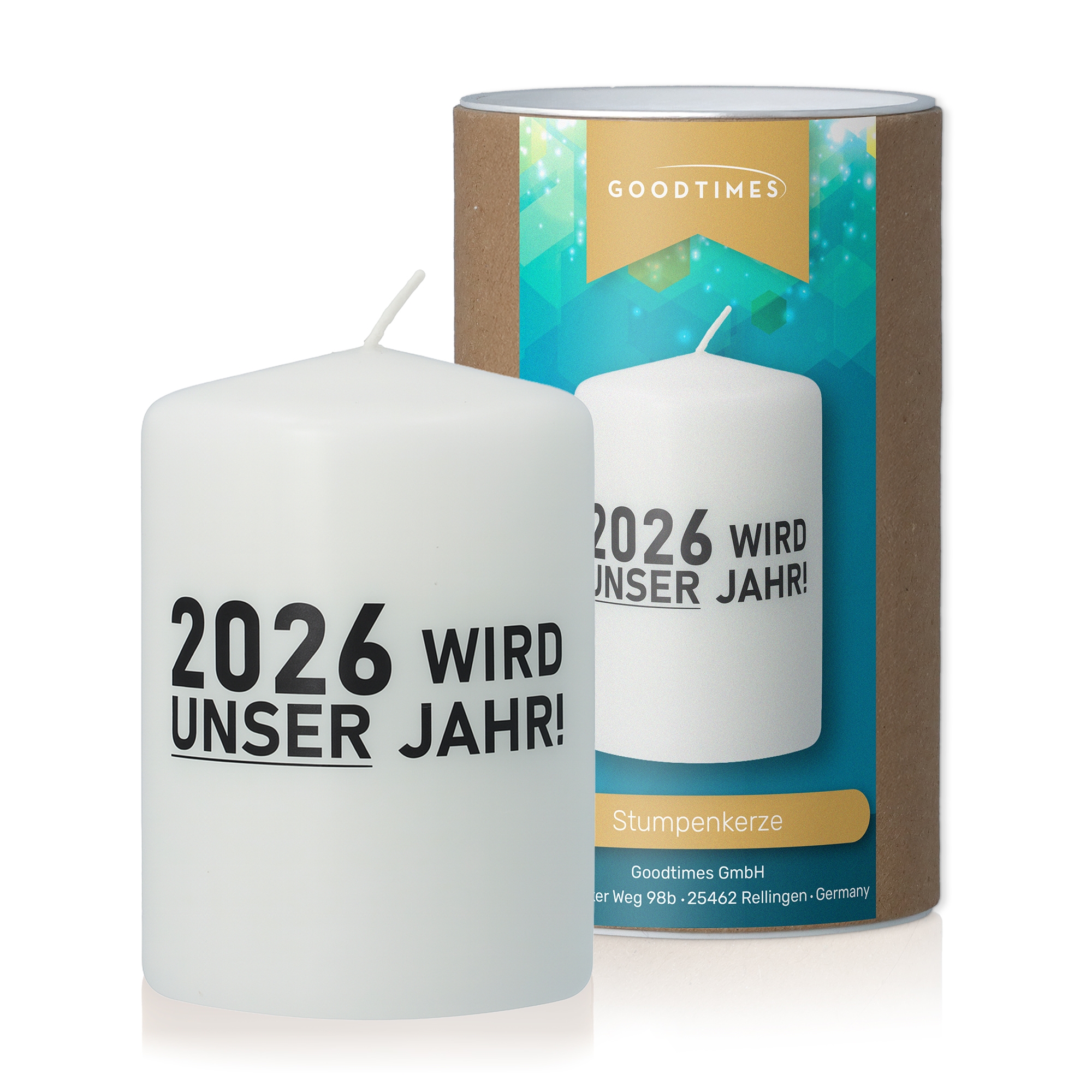 Kerze "2026 wird unser Jahr!" Kerze