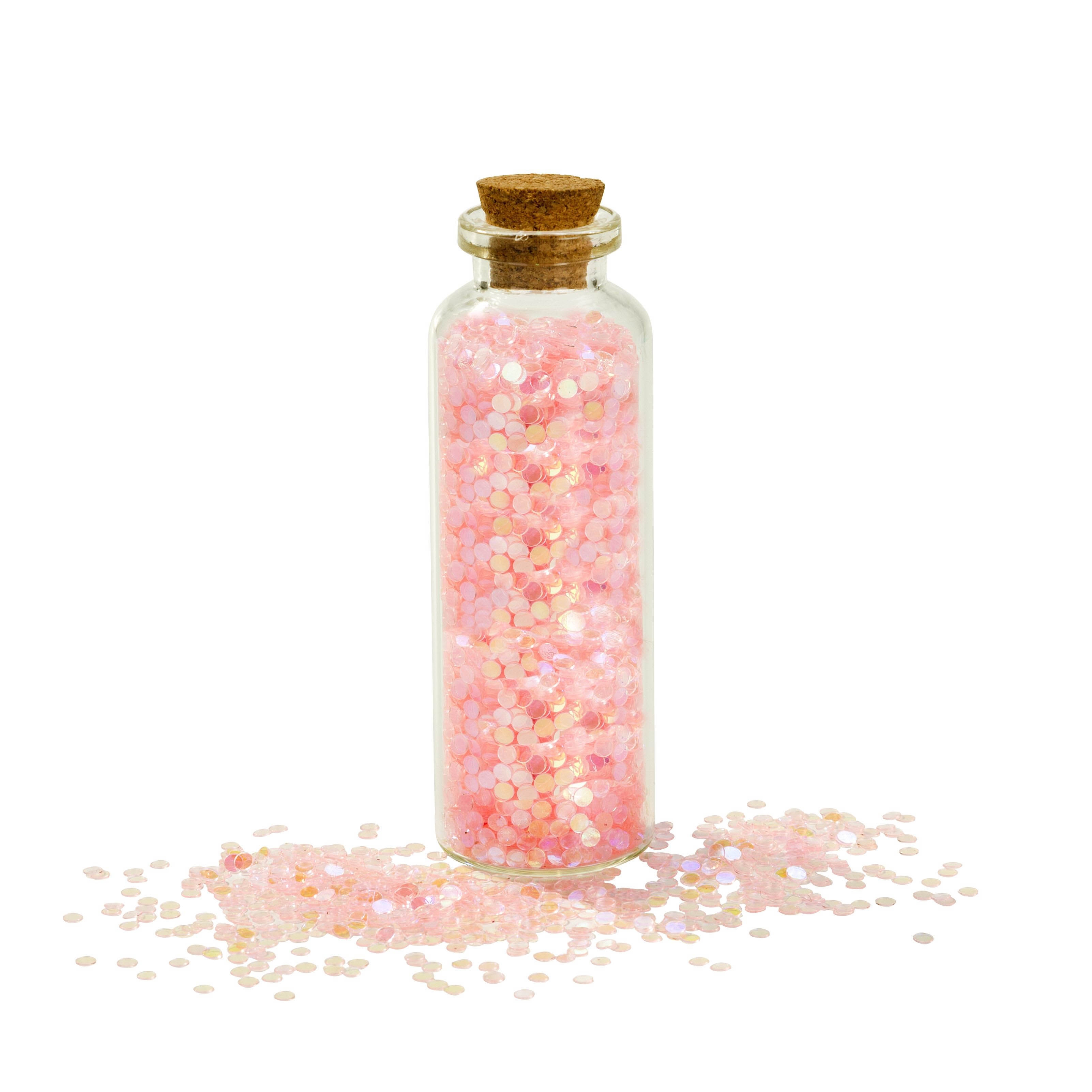 Funkelndes Konfetti in Rosa Funkelndes Konfetti in Rosa