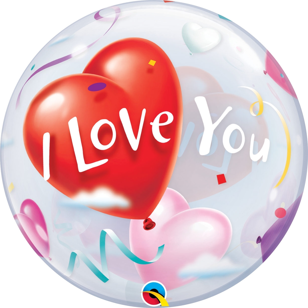 Bubble Ballon I Love You 56cm Bubble Ballon I Love You 56cm