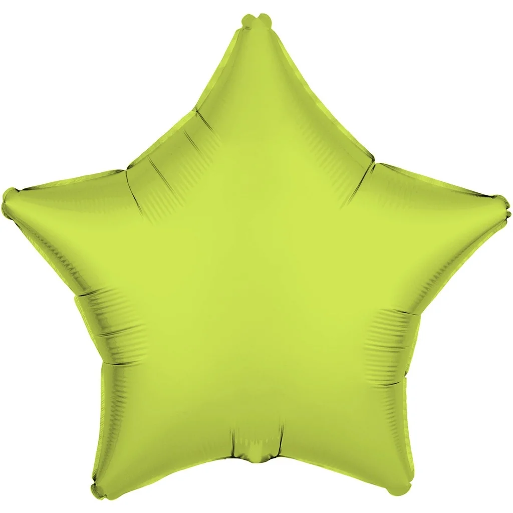 Folienballon Stern Neon Gelb 45cm