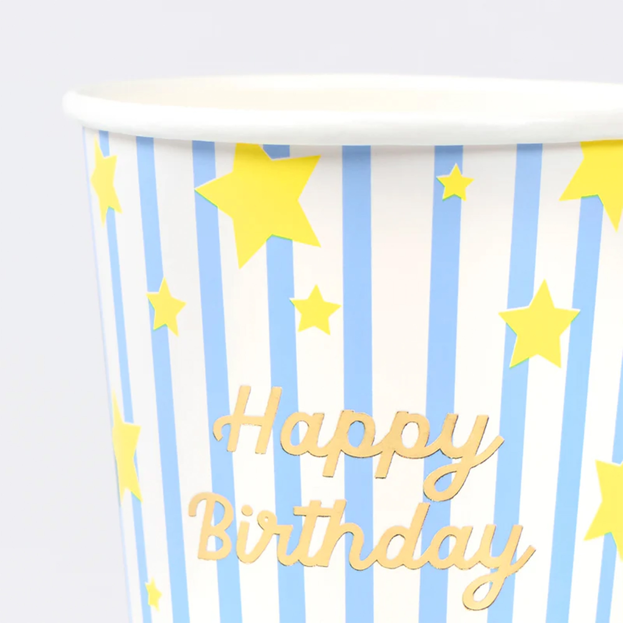 tumbler, birthday, becher, sterne, streifen