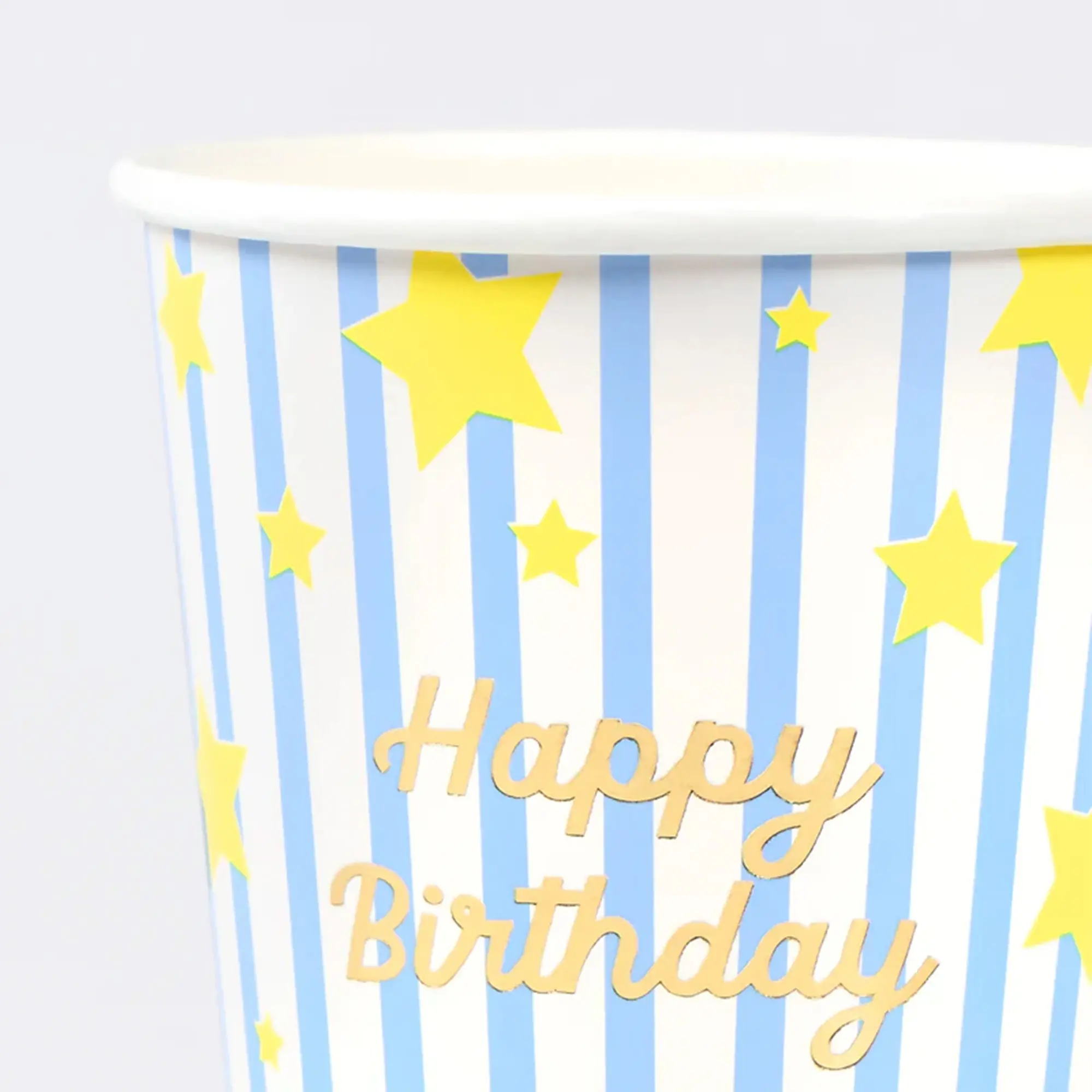 tumbler, birthday, becher, sterne, streifen