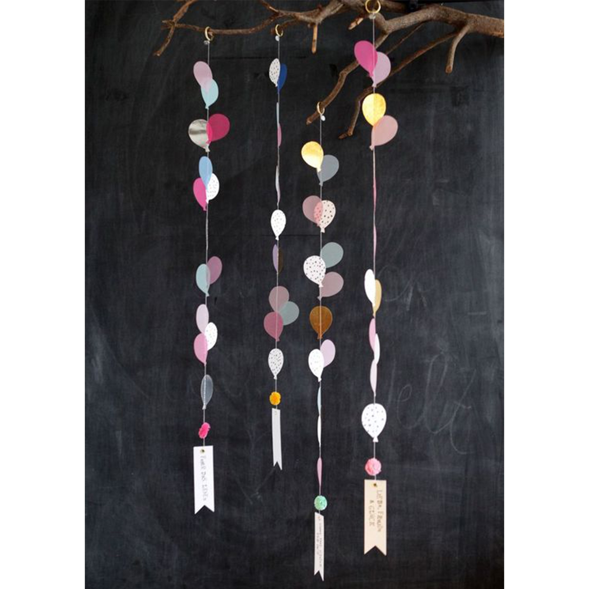 Ballonkette "Ganz viel Glück für Dich" Ballonkette "Ganz viel Glück für Dich"