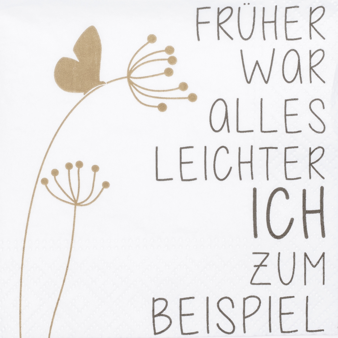 RĂ€der Design - 20 Cocktailservietten "FrĂŒher war alles..." RĂ€der Design - 20 Cocktailservietten "FrĂŒher war alles..."