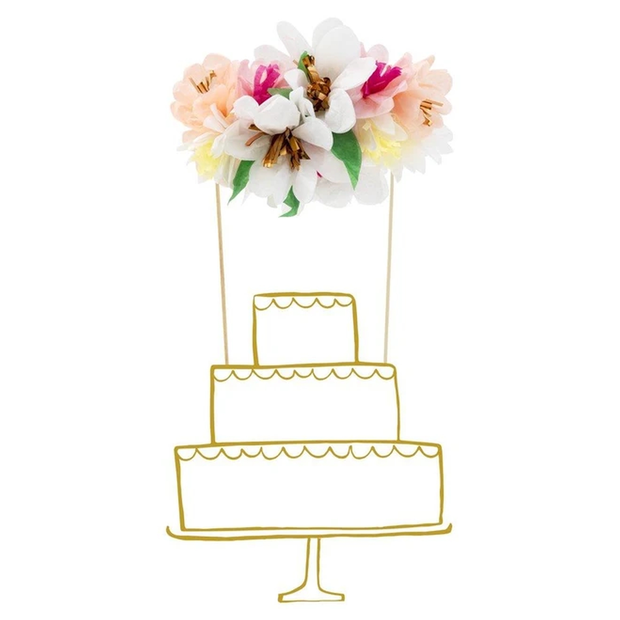 Meri Meri - Cake-Topper "Blumenkranz" Meri Meri - Cake-Topper "Blumenkranz"
