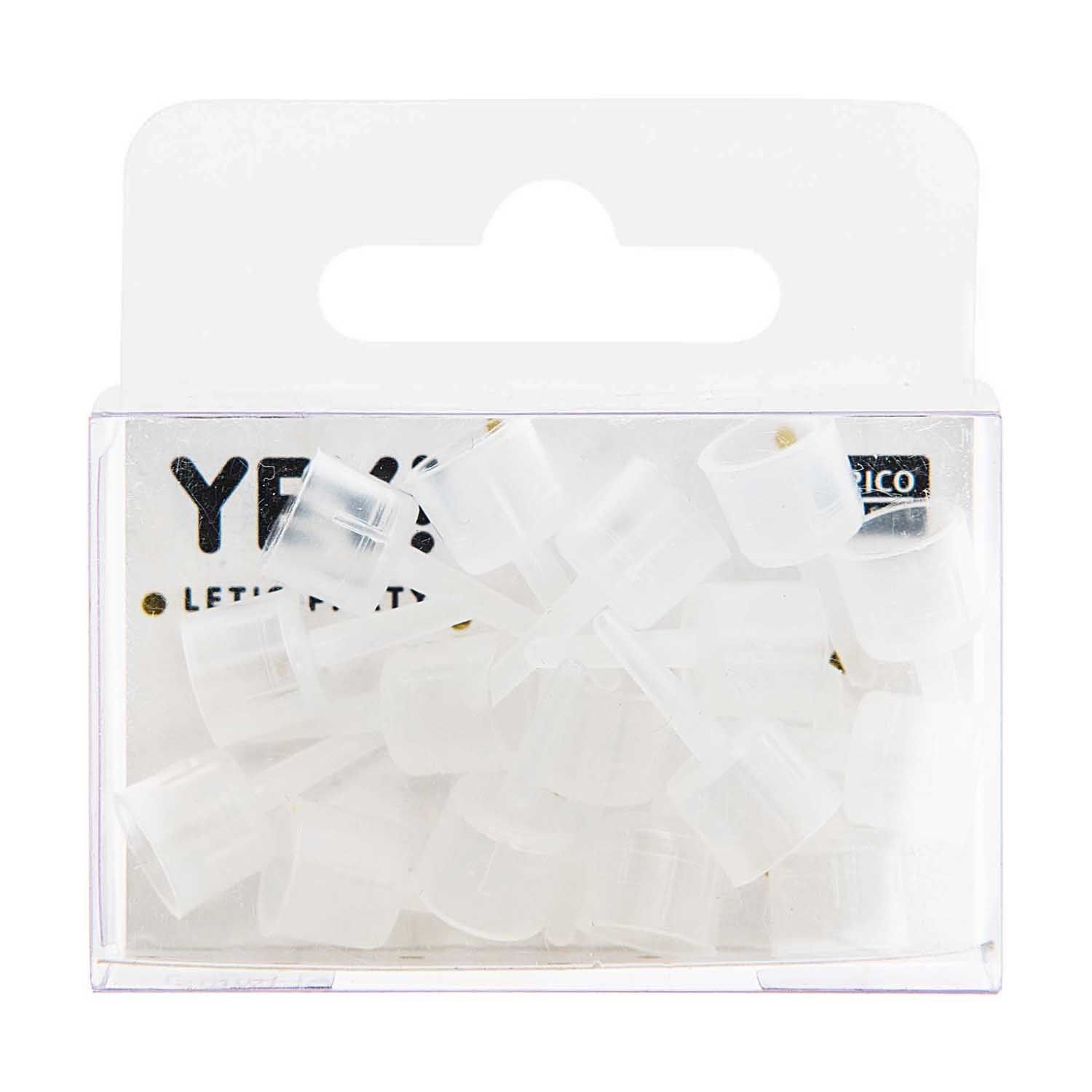 16 Kuchenkerzenhalter in Transparent 16 Kuchenkerzenhalter in Transparent