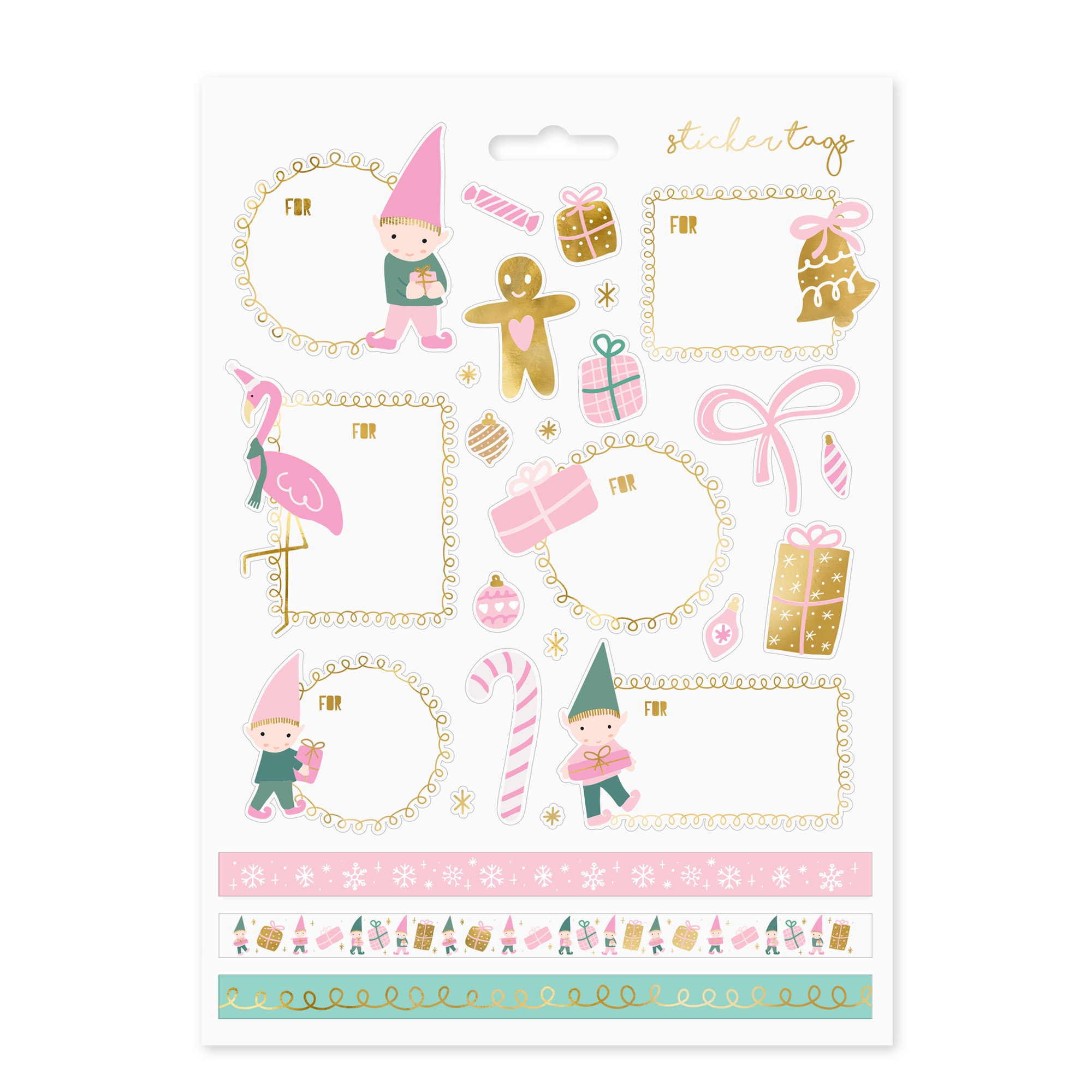 Weihnachtssticker "Wichtel" Briefumschlag, Grusskarte, Post, Leute, Person