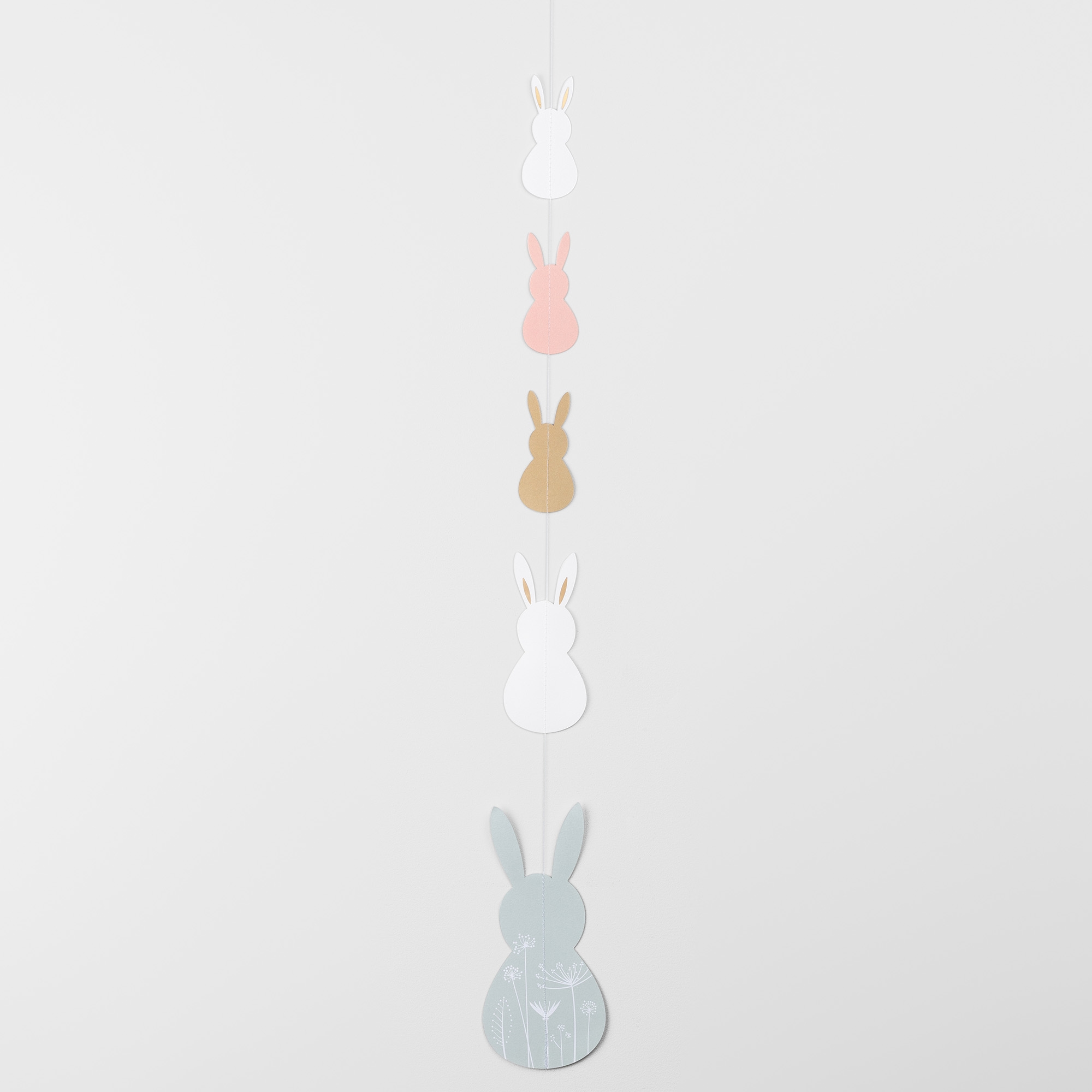 Räder Design - Papierkette "Bunte Häschen" 72 cm