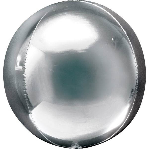Orbz Ballon Silber 40cm