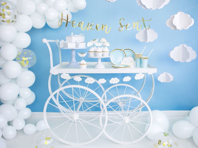 6 Cake Topper "Wolken & Flügel" 6 Cake Topper "Wolken & Flügel"