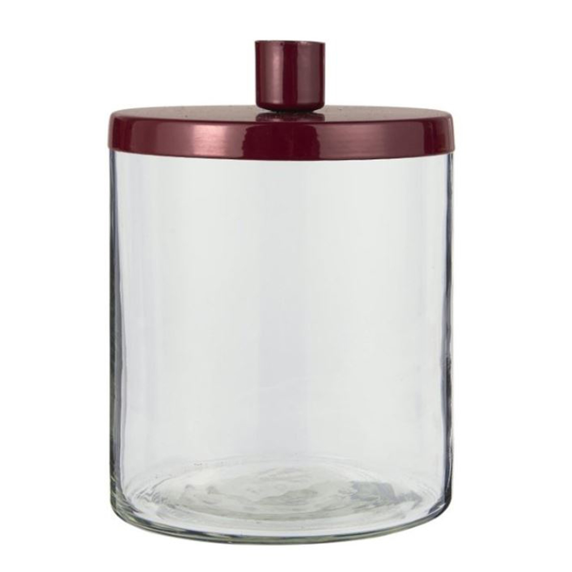 IB Laursen - Kerzenhalter für Stabkerze mit Deckel, Rot IB Laursen - Kerzenhalter für Stabkerze mit Deckel, Rot