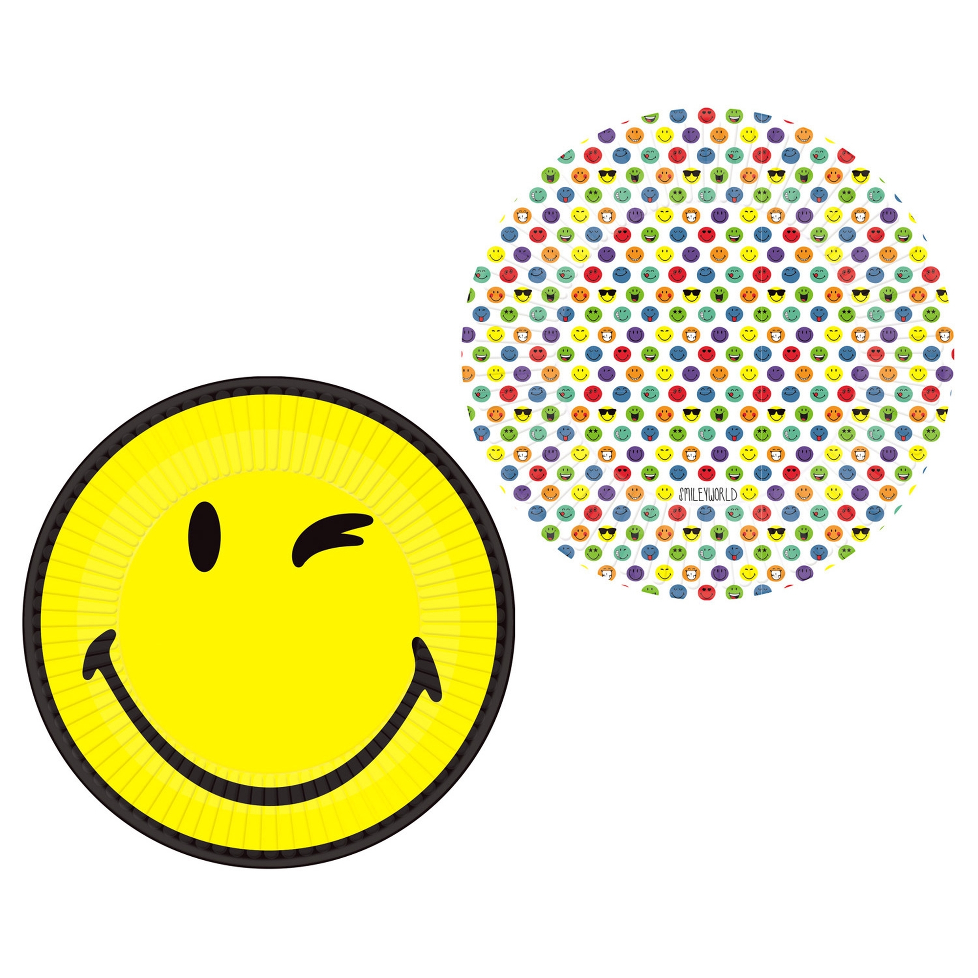Smiley World - 8 Pappteller Smiley World - 8 Pappteller