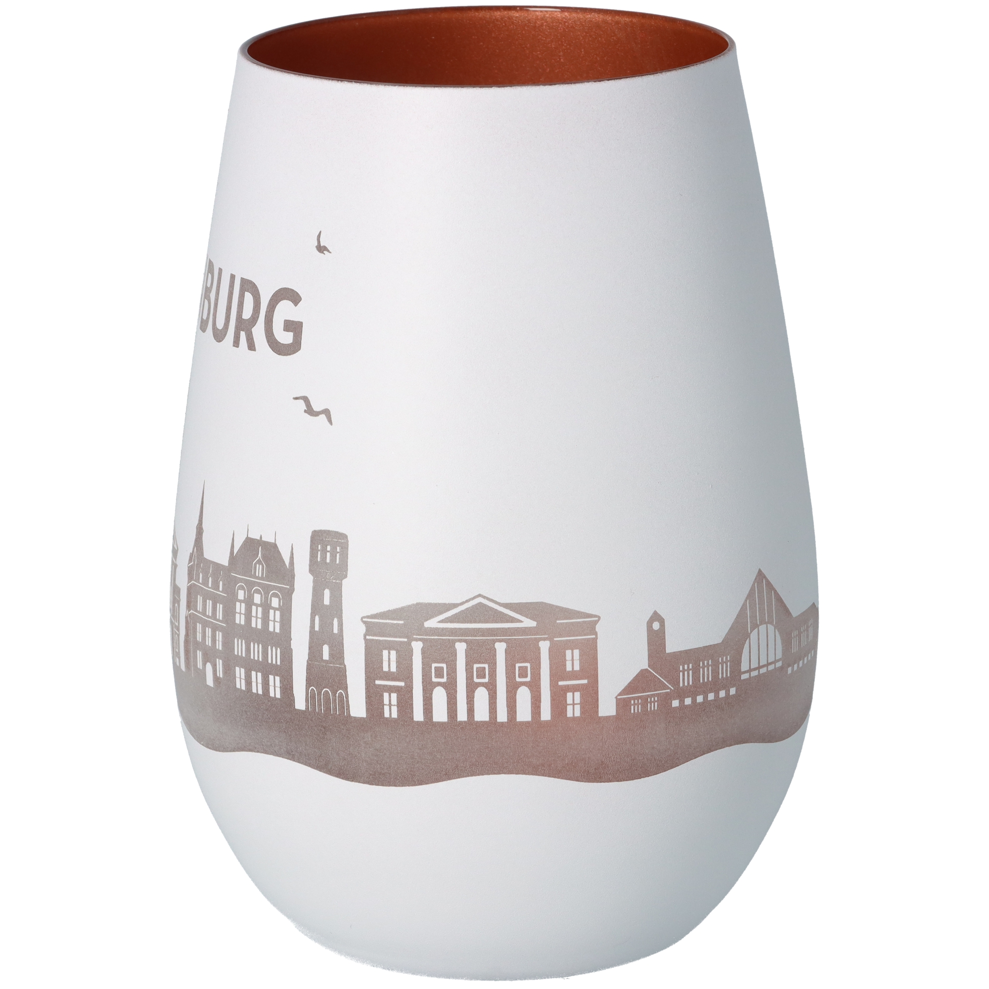 Windlicht Skyline Oldenburg Weiß/Bronze Windlicht Skyline Oldenburg Weiß/Bronze