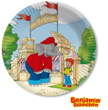 Benjamin Blümchen - 8 Pappteller Benjamin Blümchen - 8 Pappteller