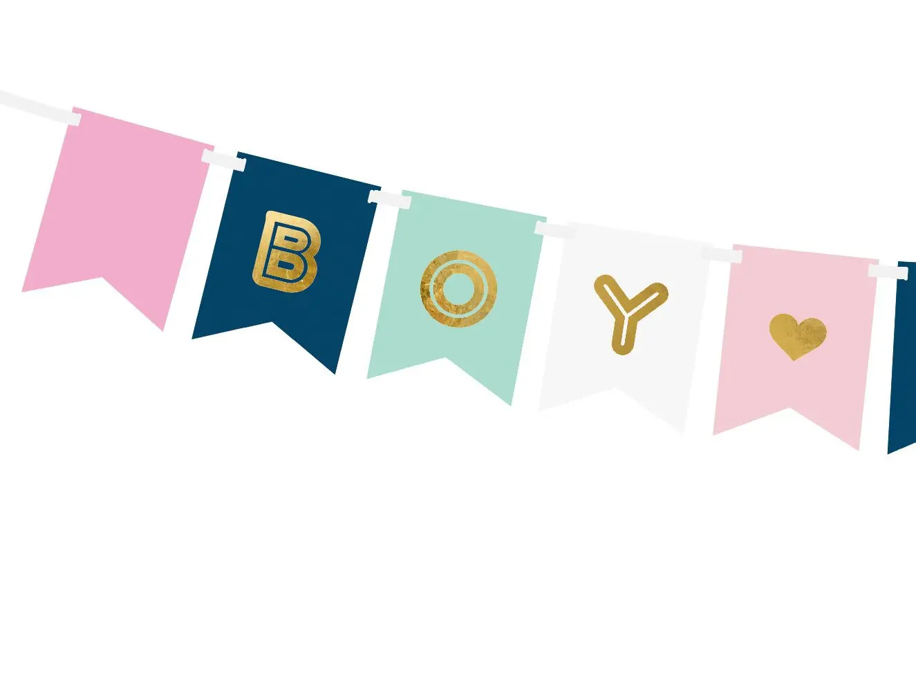 Girlande "Boy or Girl"