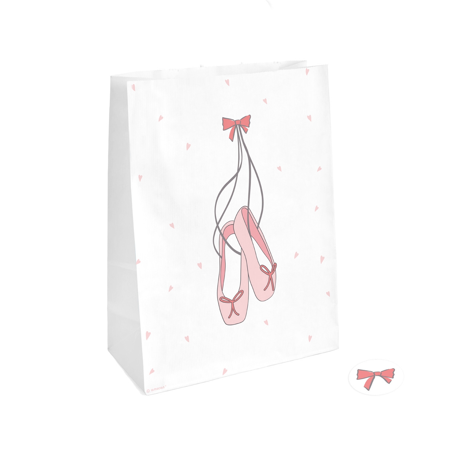 Kleine Ballerina - 4 Gastgeschenktüten aus Papier Kleine Ballerina - 4 Gastgeschenktüten aus Papier