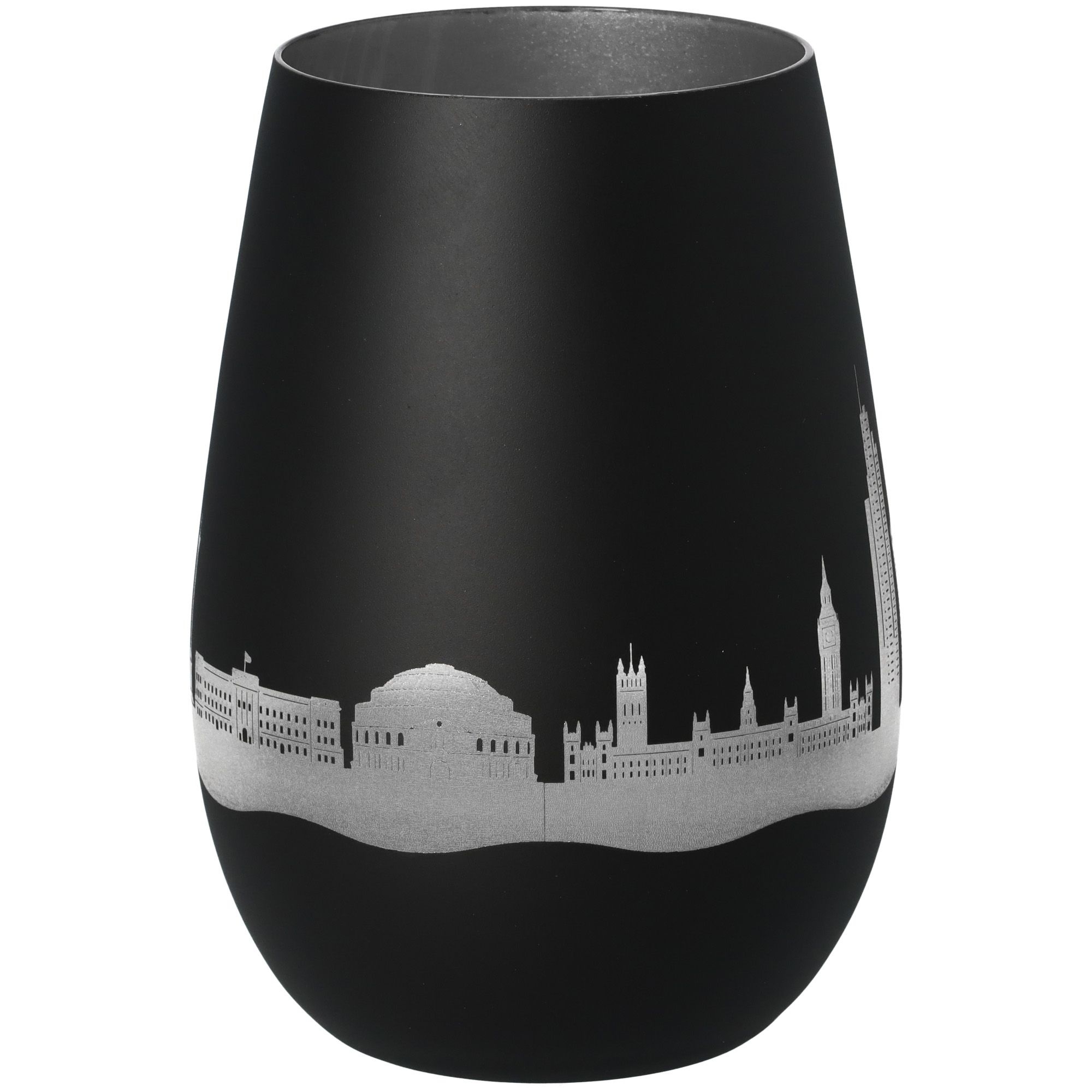 Windlicht Skyline London Schwarz/Silber Windlicht Skyline London Schwarz/Silber