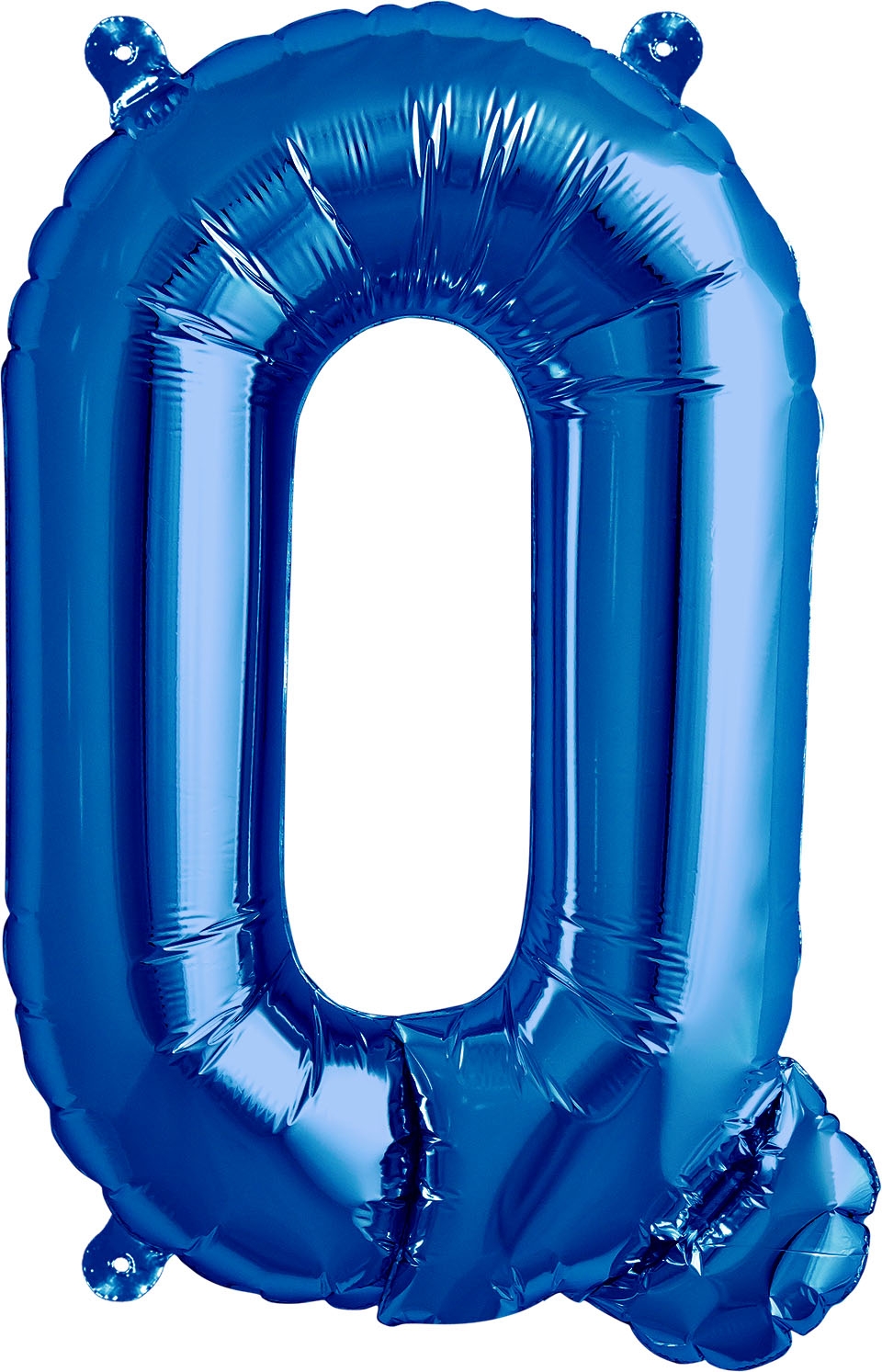 Luftballon Buchstabe Q Blau 40cm