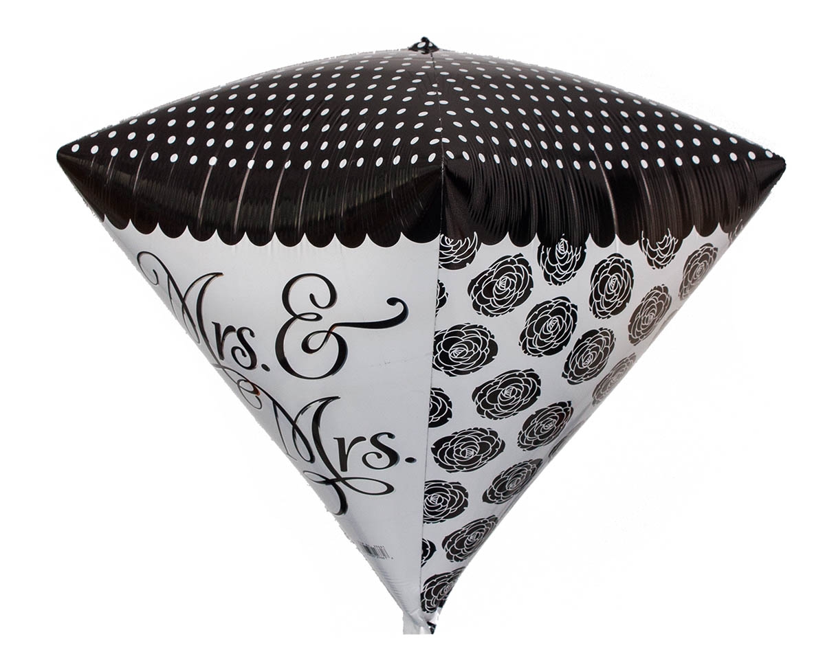 Diamondz Mrs. & Mrs. Hochzeit 43cm Diamondz Mrs. & Mrs. Hochzeit 43cm