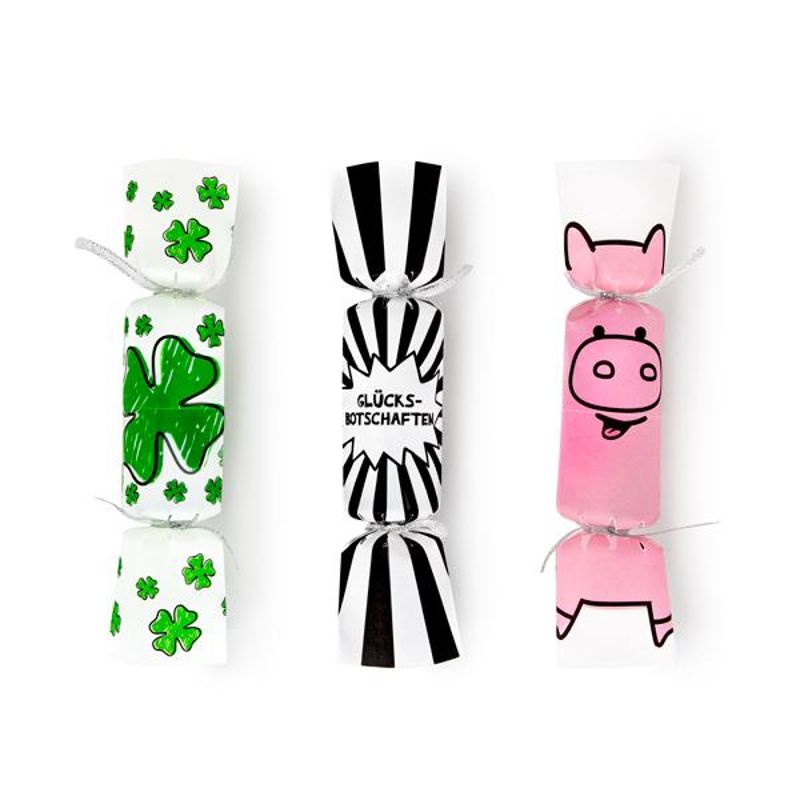 6 Knallbonbons "Glückskonfetti" 6 Knallbonbons "Glückskonfetti"