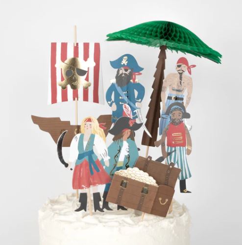 Meri Meri - Cake Topper "Pirat", 7-teilig