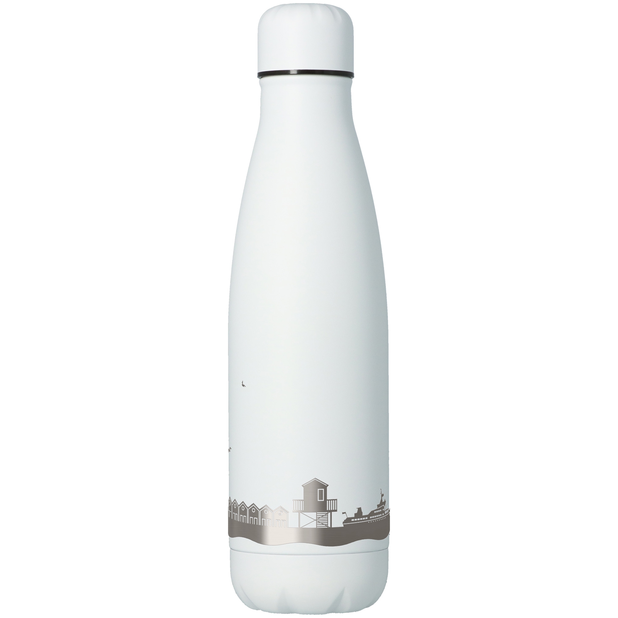 45c3b33c4b9bc4a1a14c25dc4ee7d2471fa065c6 Trinkflasche Skyline Langeoog Weiß 500ml