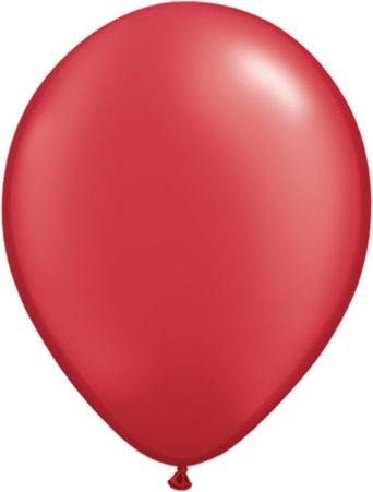 Qualatex Latexballon Pearl Ruby Red Ø 13cm Qualatex Latexballon Pearl Ruby Red Ø 13cm