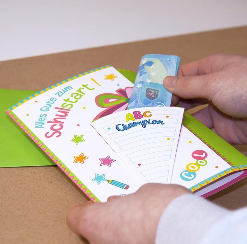 Glückwunschkarte "Alles Gute zum Schulstart!" Glückwunschkarte "Alles Gute zum Schulstart!"