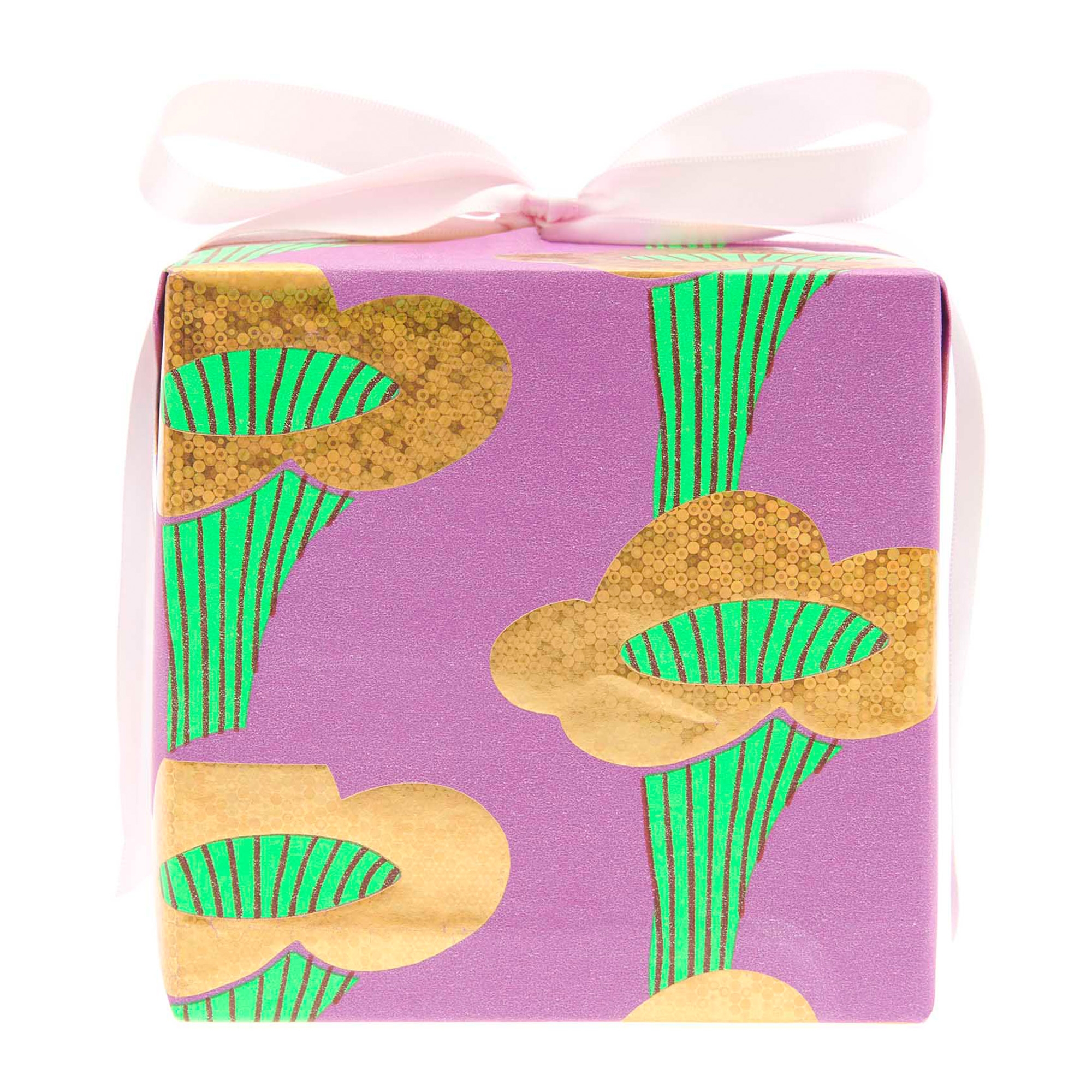 Geschenkpapier auf Rolle "Pfifferlinge" Violett 2m Geschenkpapier auf Rolle "Pfifferlinge" Violett 2m