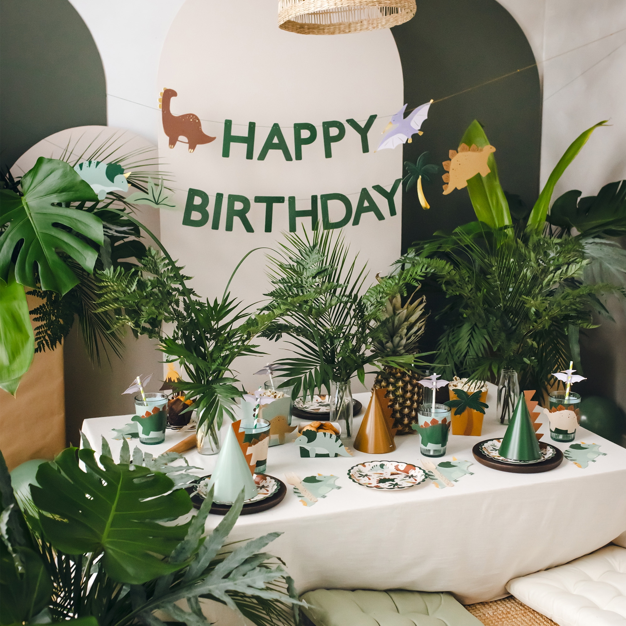 Manschetten für Becher "Dinosaurier" 6 Stück Manschetten für Becher "Dinosaurier" 6 Stück