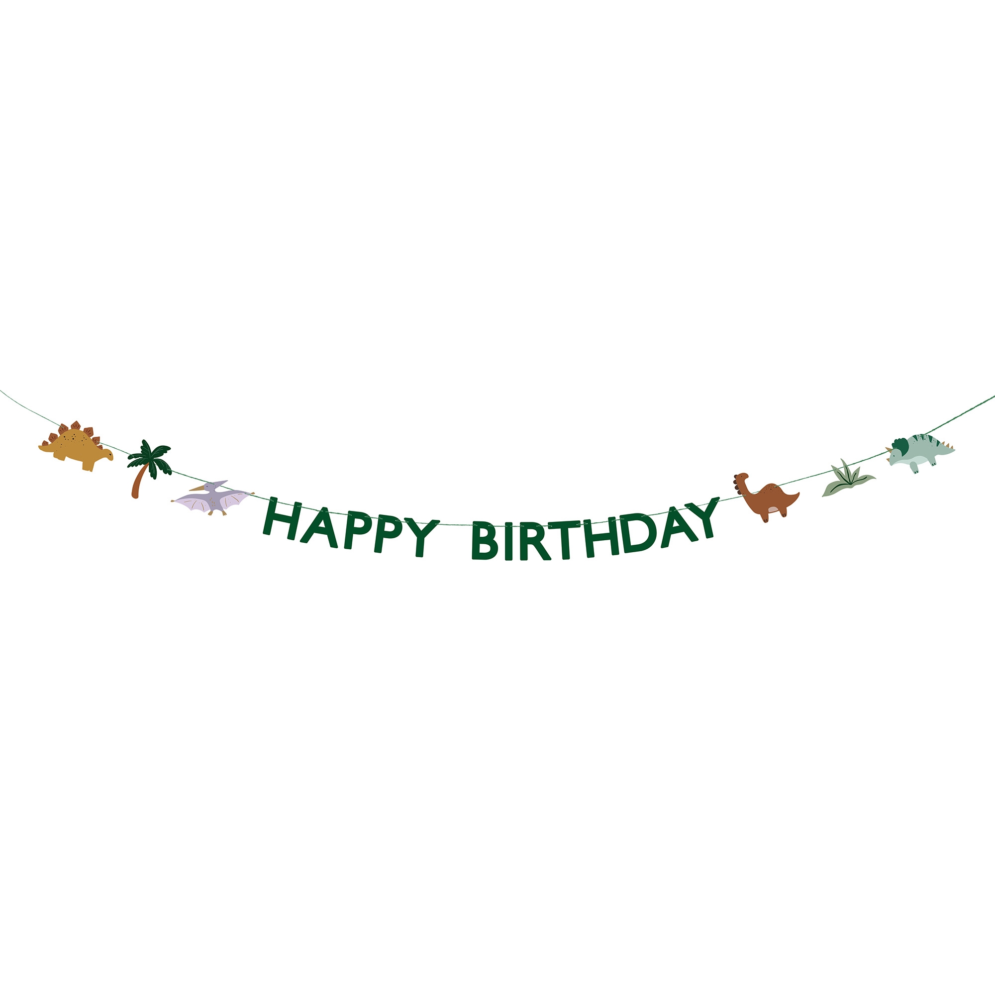 Girlande "Happy Birthday" Dino Banner 3m Girlande "Happy Birthday" Dino Banner 3m