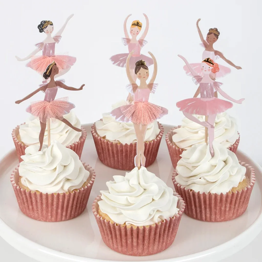 Meri Meri - Cupcake Set "Ballerina" 48 Teilig