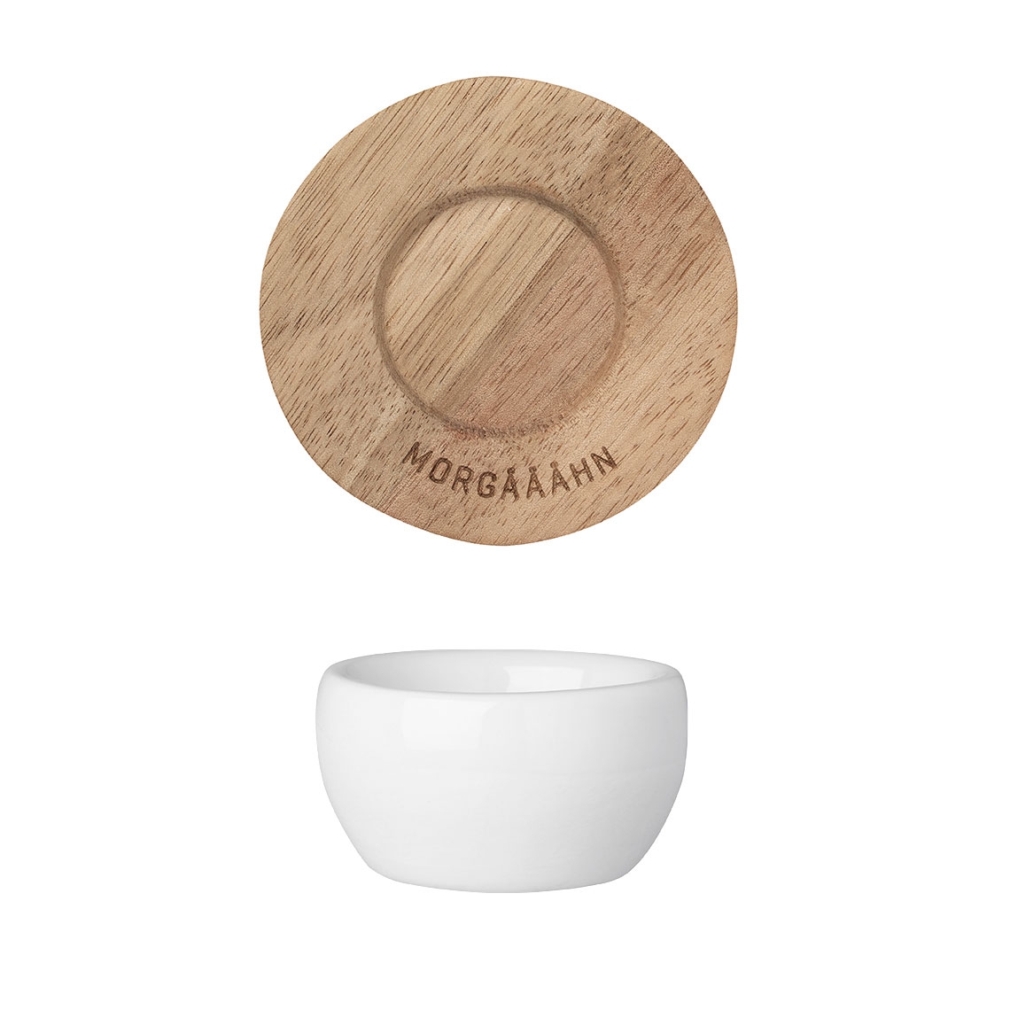 RÀder Design - Eierbecher mit Unterteller "MorgÀÀÀhn" RÀder Design - Eierbecher mit Unterteller "MorgÀÀÀhn"