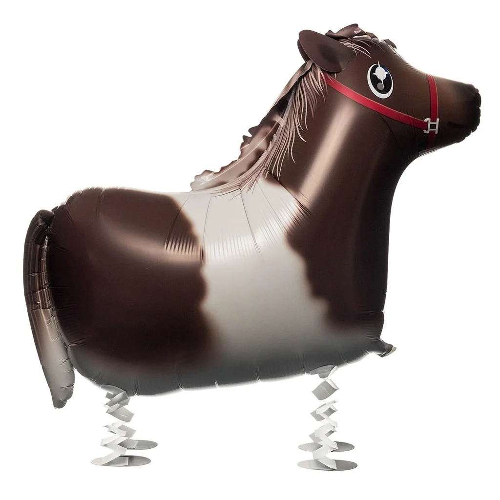 Pferd Ballon, Folienballon Pferd, Luftballon Pferd, Pferdefigur Ballon, Tierballon Pferd