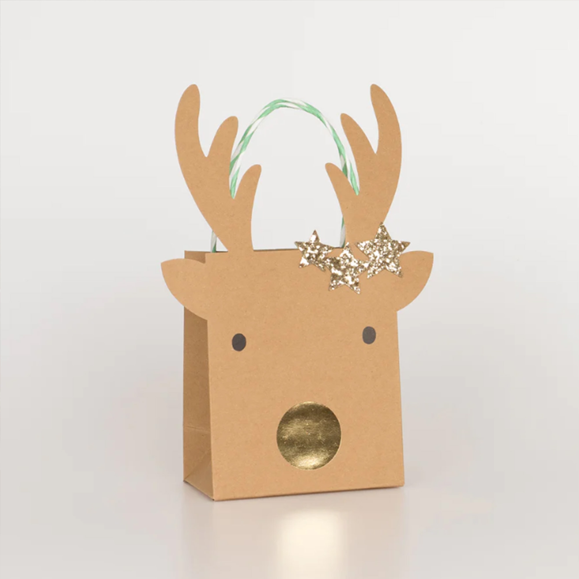 Meri Meri - 2 kleine Rentier Geschenktüten Meri Meri - 2 kleine Rentier Geschenktüten