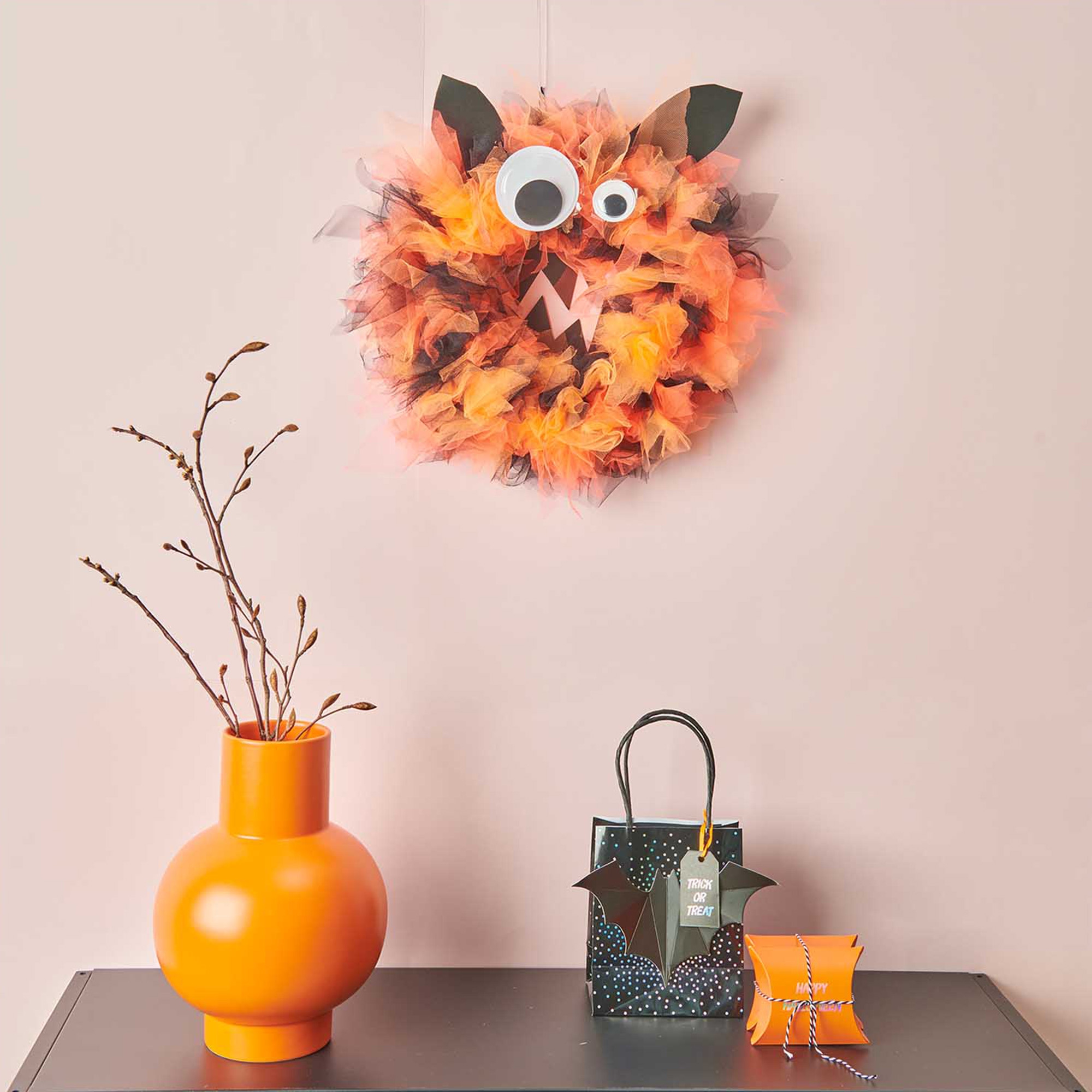 Tüll in Orange 5 m x 50 cm Tüll in Orange 5 m x 50 cm