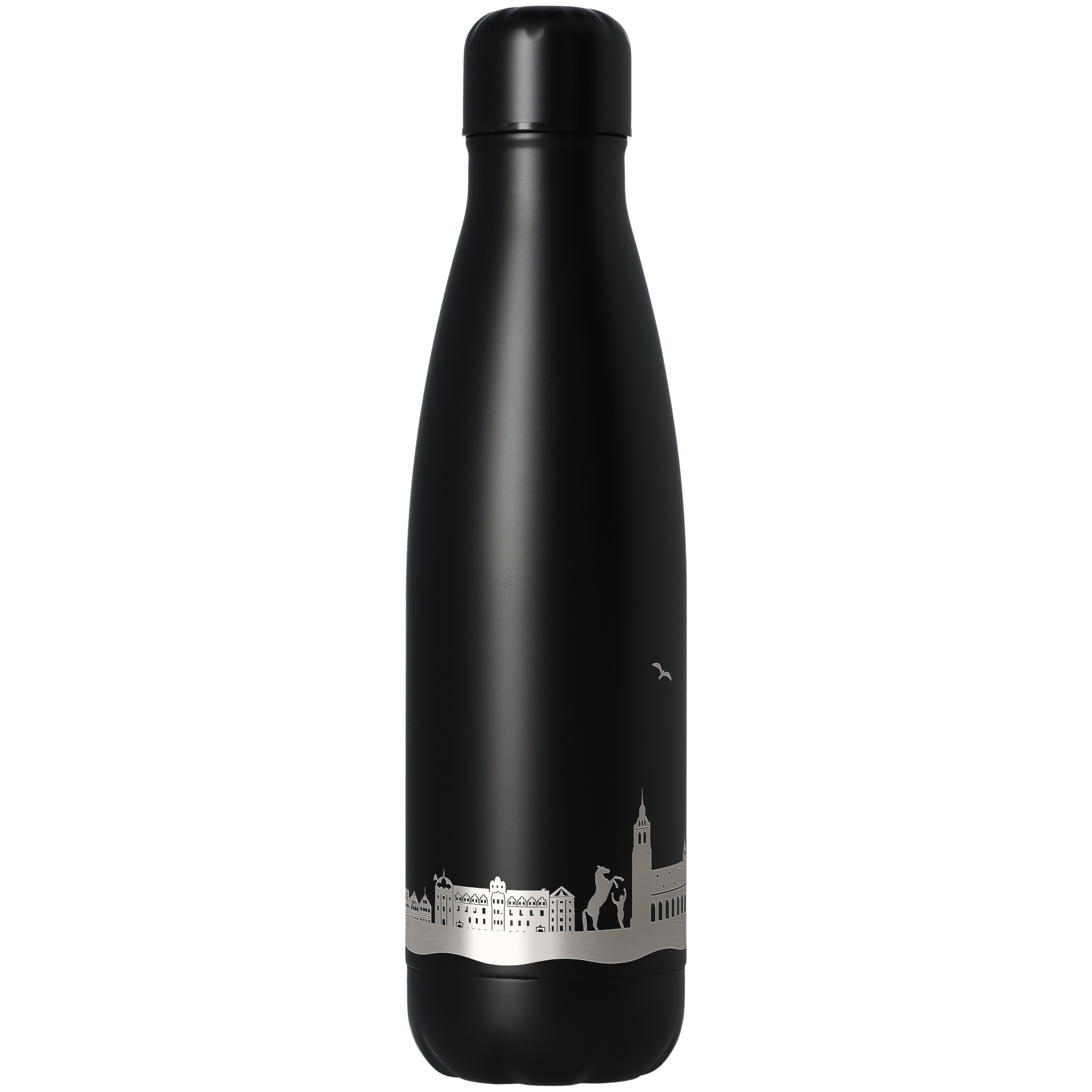 540d1a86fe063765d45d2010f0b5347e8cd2c905 Trinkflasche Skyline Celle Schwarz 500ml