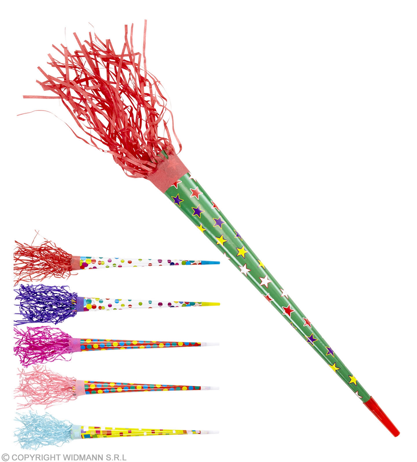 Bunte Papiertröte, 50 cm Bunte Papiertröte, 50 cm
