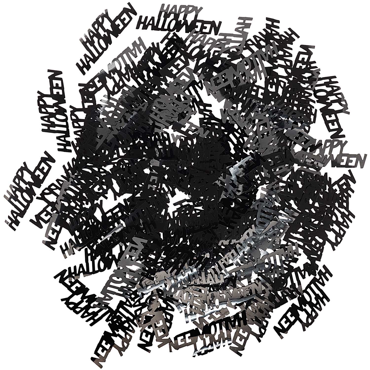 Konfetti "Happy Halloween", Schwarz, 200 Stück Konfetti "Happy Halloween", Schwarz, 200 Stück