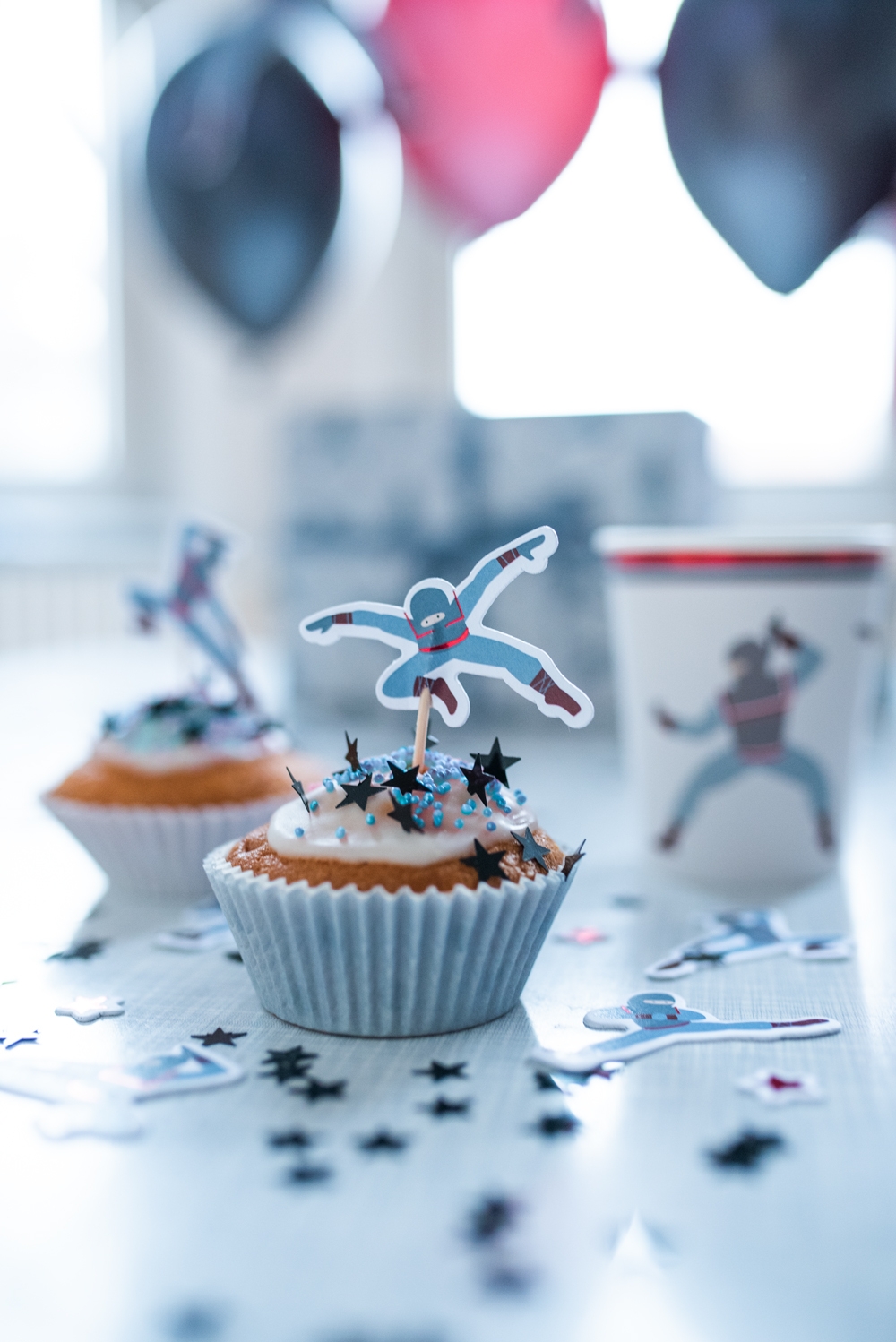 Ninja - Cupcake-Set, 48-teilig Ninja - Cupcake-Set, 48-teilig