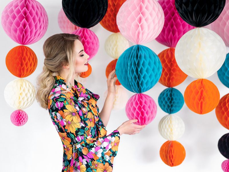 Wabenball Pink, M - 20 cm Ø Wabenball Pink, M - 20 cm Ø